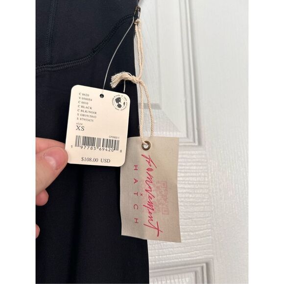 Free people movement hatch black maternity pants size XS C3-8 - Picture 3 of 3
